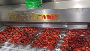 液氮速冻小龙虾